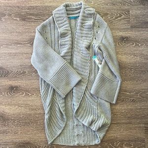 NWT Alice + Olivia Wool Knit Cardi/ Lavine Shawl